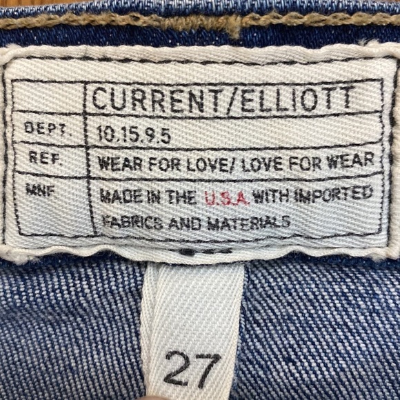 Current Elliot cropped jeans woman’s size 27 blue jeans - Picture 8 of 10